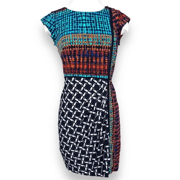 Laundry by Shelli Segal Multicolor Abstract Bodycon Dress - Picture 1 of 6